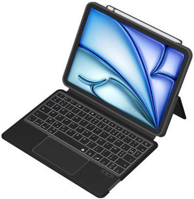 Mw Husă iPad Air 11” M2 Folio Quick Note Bluetooth 3.0 Tastatură Azerty Neagră