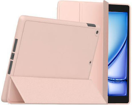 Mw Калъф Ipad Air 13” M2 Folio Slimskin Series Apple Pencil Държач Розов
