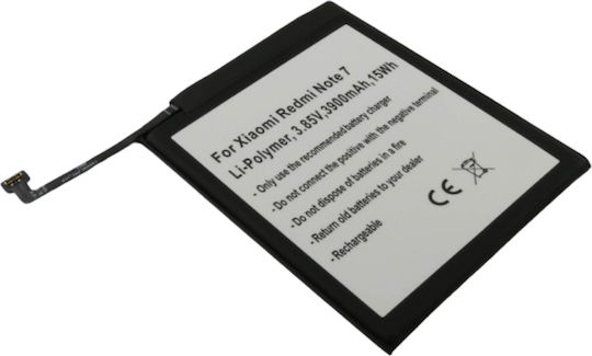 Avizar Akku Xiaomi Redmi Note 7 Li-Polymer 3,85V 3900mAh 15Wh Ref Bn4a Schwarz