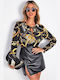 Women's Blouse Long Sleeve Black