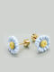 Hypoallergenic Gold Plated Kids Earrings Studs from Steel