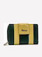 Large Leather Women's Wallet with RFID Green