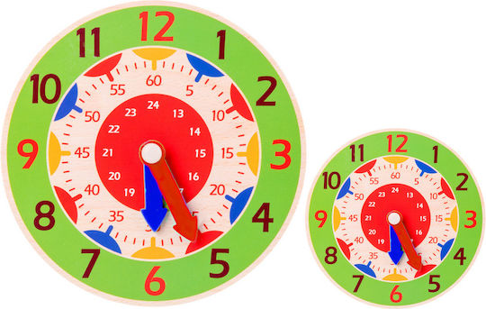 Clock Lernspiel zur Zeiterkennung aus Holz für 3+ Jahre