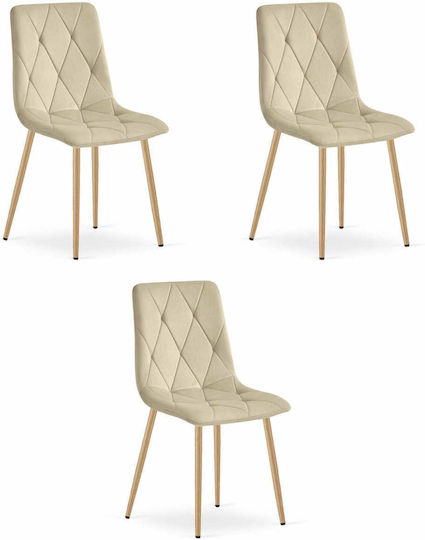 Столове За кухня 67.5x59x58бр 3бр Light Beige