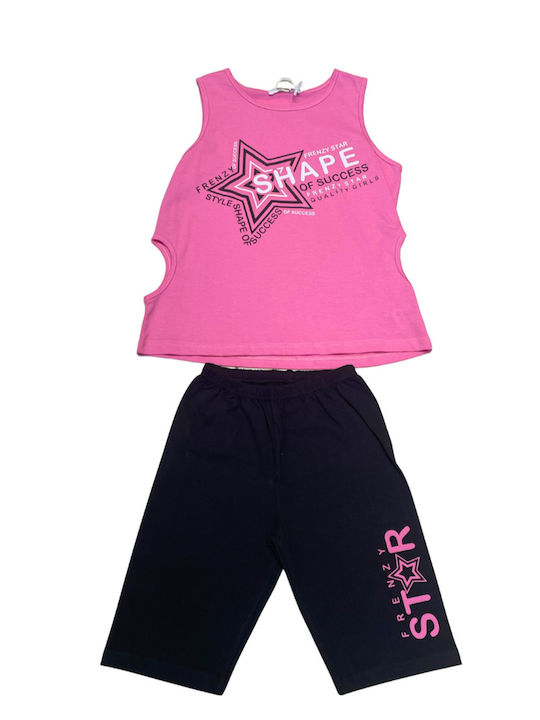 Set pentru copii cu șorturi Vară 2buc Pink, Black
