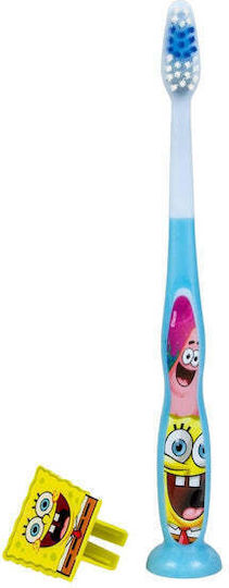 Tinokou Ergonomic Children's Toothbrush Sponge Bob Blue