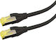 Logon S/FTP Cat.6a Cablu de rețea Ethernet 1.5m Negru 1buc