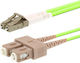 Logon LC-SC Fiber Optic Cable 10m Green