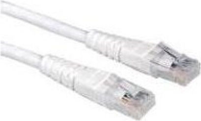 Roline U/UTP Кат.6 (Gigabit) Мрежов Кабел Ethernet 3м Бял
