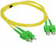A-LAN Cablu de fibră optică SC/APC-SC/APC 2m