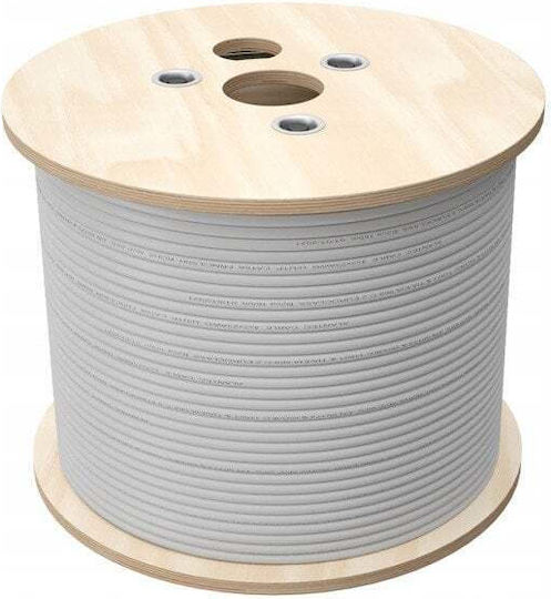 A-LAN U/UTP Cat.5e (Gigabit) Καλώδιο Δικτύου Ethernet 500m Γκρι