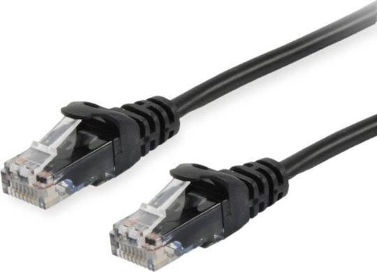 Equip U/UTP Cat.6a (Gigabit) Мрежов Кабел Ethernet 1.5m Черен