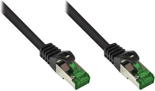 Alcasa S/FTP Kat.6a Gigabit Netzwerkkabel Ethernet 30m Schwarzes
