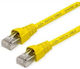 Telegärtner S/FTP Cat.6a Ethernet Network Cable 1.5m Yellow 1pcs