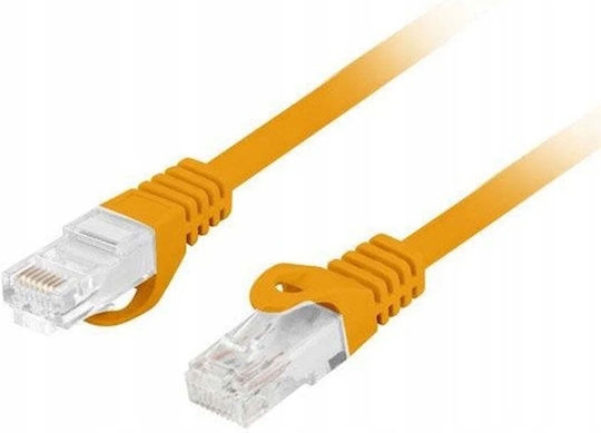 Lanberg U/UTP Cat.6 (Gigabit) Καλώδιο Δικτύου Ethernet 0.25m Πορτοκαλί
