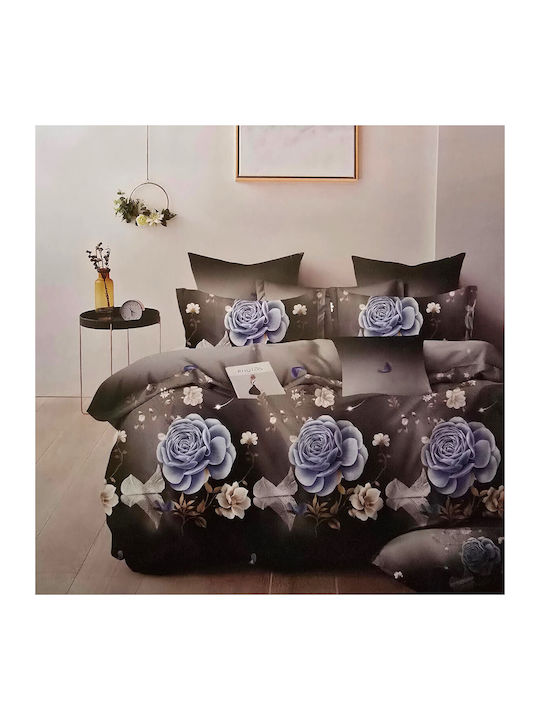 Kotonia Home Set Husă de Pilotă Dublă cu 2 Fețe...