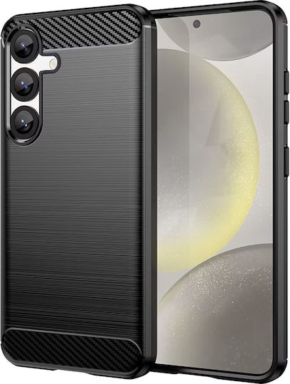 Powertech Θήκη Carbon Mob-2008 Samsung S25 Μαύρη