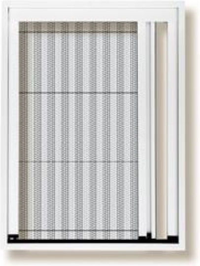 Primo Disegno Mosquito Net Window with Screws Pleated 210x135cm