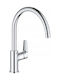 Grohe Смесител За Кухня Настолен Сребрист