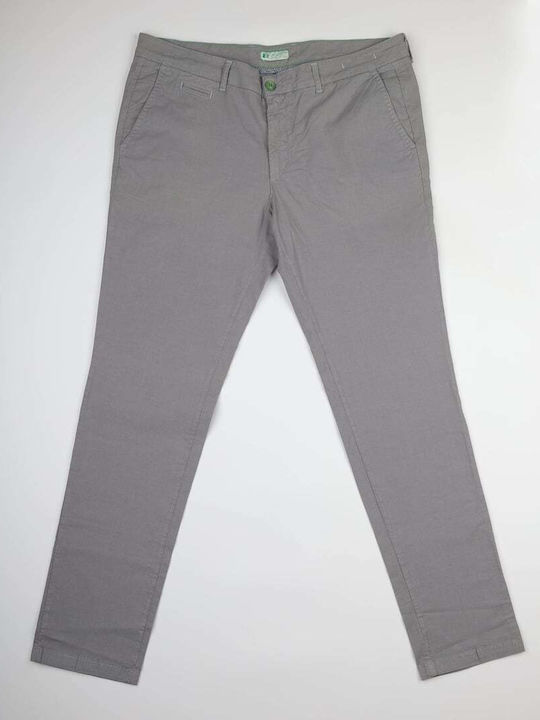 Trousers Chino Elastic Gray
