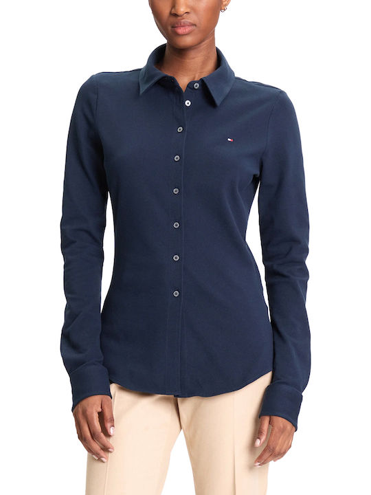 Tommy Hilfiger Μακρυμάνικο Γυναικείο Πικέ Πουκά...