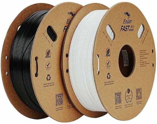 Creality3D PLA 3D Printer Filament 1.75mm Λευκό 2kg