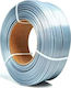 Rosa3D PLA 3D Drucker Filament 1,75mm Silber 1kg 1 Stück Spule