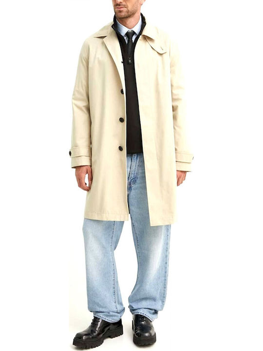 Maver2431 Men's Coat Beige