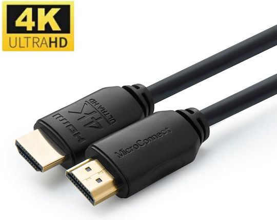 Microconnect Кабел HDMI мъжки - HDMI мъжки 15м Черен