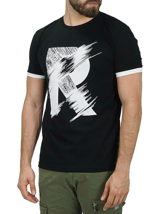Real Brand Men's Cotton Blouse Black Slim Fit 06-395 100% Cotton