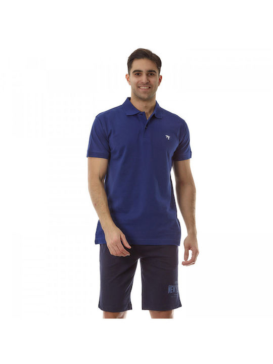Herrenblusen Baumwoll Kurzarm Polo Malibu Karte Ii 1172500000 Blauer Tiefen