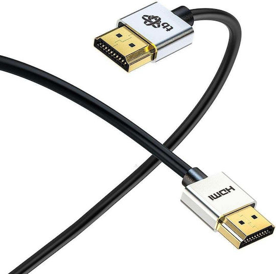 Tb Energy HDMI 2.0 Premium High Speed 4K 60Hz HDR Kabel HDMI-Stecker - HDMI-Stecker 2m Schwarz