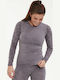 Endurance Damen Bluse L S Crina Seamless Melange 1117 Shark