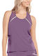 Women's Sleeveless T-Shirt Lucky In Love Hi-Tech Dusk
