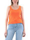Matchbox Ärmellose Bluse Damen Matchbox Orange Mtchbx-13746