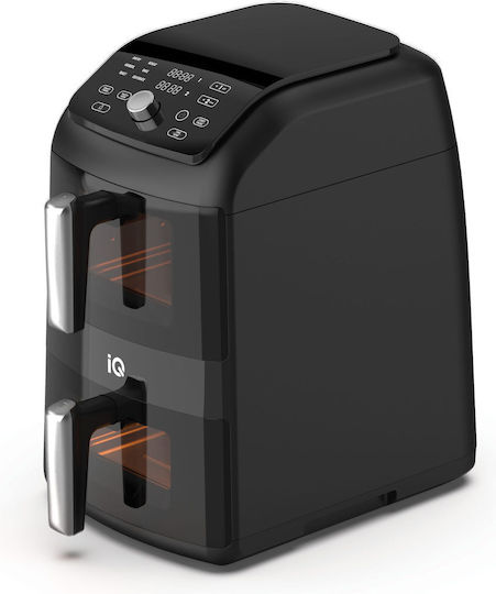 IQ Air Fryer with Double Detachable Bucket 11lt Black AF-008