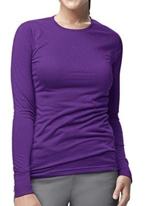 Diana 300272 Elastic Long Sleeve Seamless T-shirt Lilac
