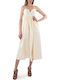 Matchbox Maxi Dress Women Matchbox Μπεζ Mtchbx-la3123