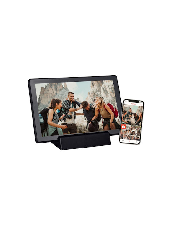 Braun Phototechnik Digiframe Digital Photo Frame 10.1" with WiFi Brown 4000567212720