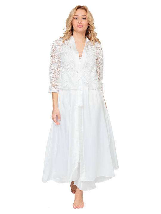 Set Nupțial Halat De Noapte-Rochie 1876 Ivoire