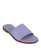 Sandale Casual Damă Mov de Piele Handmade Flat