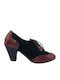 Gatzelis Shoes Oxford 18831 Black Suede Burgundy Patent Gatzelis Shoes