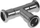 Kan-therm Τρίοδης 15x15x15mm Χαλύβδινος 620249.3