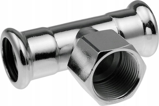 Kan-therm Three-Way Female Thread 22x22mm 1/2" Steel 6240619