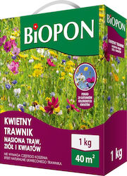 Biopon Flowering Lawn Seed Mixture Lawn Herbs Flowers 1kg