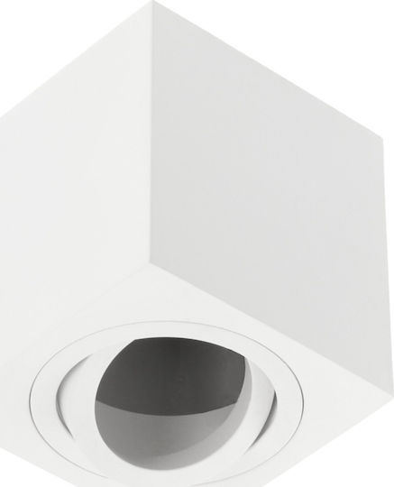 Ceiling Mount Light White with Socket GU10
