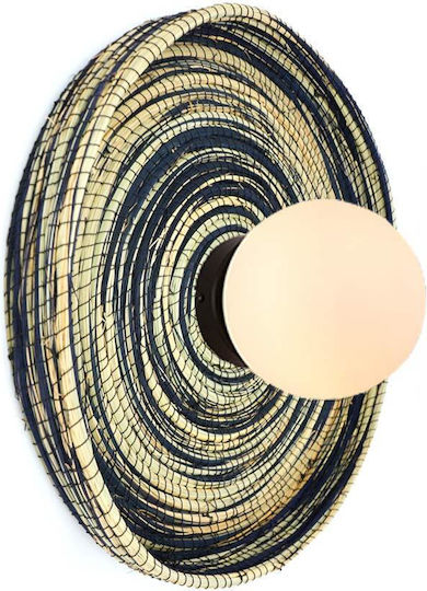 Leuchte Wand Schwarz 50cm