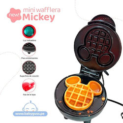 Mini Mickey Συσκευή για Βαφλάκια 350W