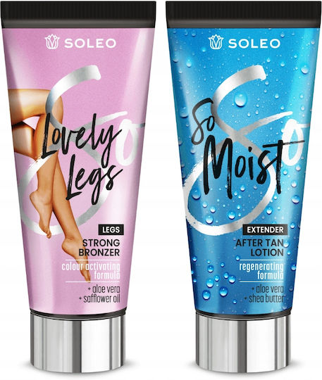 Soleo Lovely Legs 135ml Силен Автобронзант За Крака + Лосион След Слънце 15