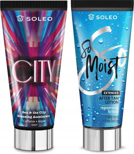 Soleo City 150ml Bronzer Accelerator De Autobronzare + Balsam After Sun 150ml